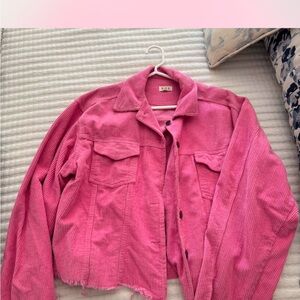 Pink Corduroy Jacket